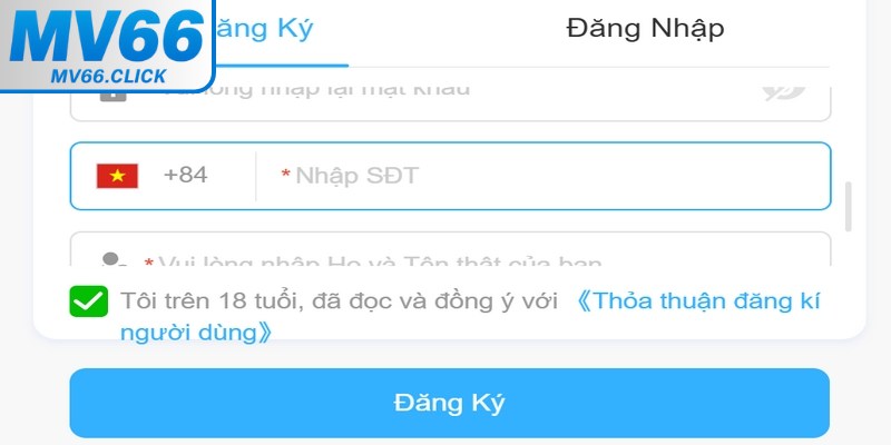 Khi đăng ký MV66 thì anh em cần phải đáp ứng được một vài điều kiện