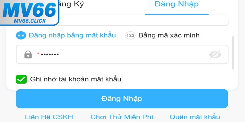 Kích hoạt xác minh hai lớp khi đăng nhập MV66